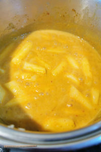 Spargel Curry vegan Kochtopf