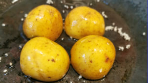 Kartoffeln in der Pfanne